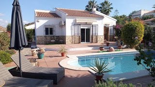 Property for Sale Spain Villa Floral  194950 Euros Beautiful 3 bed 2 bath villa with pool [upl. by Noseaj]