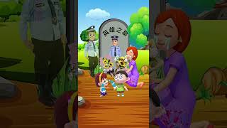 Baby Daddy Will Always Love YouFun Early Education Animation Childsafety Shorts [upl. by Cirdor]