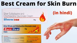 Best Cream for skin burn  Silver sulfadiazine and chlorhexidine gluconate cream  Burnheal cream [upl. by Flore]