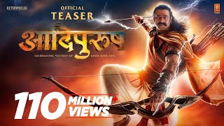 Adipurush Official Teaser Hindi  Prabhas  Saif Ali Khan  Kriti Sanon  Om Raut  Bhushan Kumar [upl. by Yentrok253]