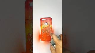 Spray paint on old Mobile cover 📳ytshorts viral drawing sprctrum spraypaint spraycan howto [upl. by Scopp]