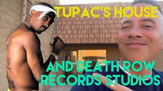 Tupac Shakur Home in California and the Original Death Row Records Studios Location [upl. by Omora]