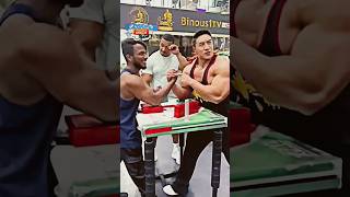 army ARMWRESTLING WITH AKIMBO69 amp CHUL SOON KOREAN HULK armwrestling gym motivation [upl. by Amrita]