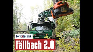 Fällbach 20  Der neue HochleistungsFällkran von Albach [upl. by Enihpets435]