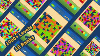 Flood It  Color Puzzle  Game Trailer  v1 [upl. by Quent]