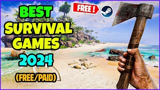 TOP 20 Survival Games to play in 2024 FreetoPlay Paid Games [upl. by Xela]