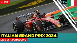 F1 Live Italian Grand Prix 2024 FP1 Watchalong [upl. by Aronow]