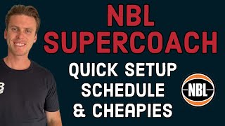 NBL Supercoach Schedule amp Cheapies Analysis [upl. by Avat]