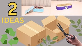 TRANSFORMING CARDBOARD amp WASTE MATERIAL♻️  2 SUPER GENIUS RECYCLING IDEAS THAT WILL AMAZE YOU [upl. by Rebliw]