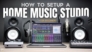 HOW TO Setup a Home Music Studio for Beginners 2024 [upl. by Joyce]