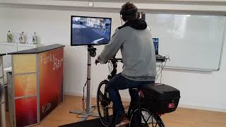 Virtual Reality Driving bicycle  VR Bike [upl. by Schramke]