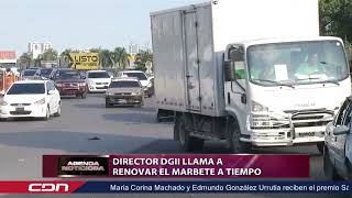 Director DGII llama a renovar el marbete a tiempo [upl. by Anar531]