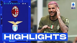 MilanLazio 20  Theo fa impazzire San Siro Gol e Highlights  Serie A TIM 202223 [upl. by Sarchet709]