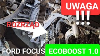 Konstrukcja tego auta to porażkawymiana rozrządu nie jest szybka i przyjemnaFORD FOCUS 10 ECOBOOST [upl. by Krute]