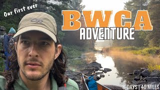 Exploring the BOUNDARY WATERS for our First Time complete 8day wilderness canoe camping adventure [upl. by Hyo]