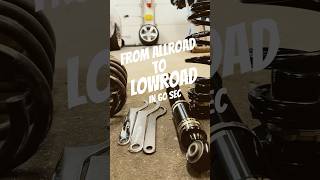 How to From Allroad to Lowroad in 60 seconds [upl. by Yenduhc]