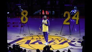 Los Angeles Lakers Pay Tribute To Kobe Bryant [upl. by Delaine]