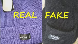 Real vs fake Thinsulate thermal hat review How to spot ripoff Thinsulate winter cap [upl. by Onabru]