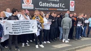 EVERYTHING with Gateshead FC has been a DISGRACE as fans SHOW SOLIDARITY [upl. by Alick]