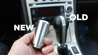 HOW TO  REPLACE YOUR AUTOMATIC SHIFT KNOB [upl. by Imuyam]