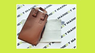 UNBOXING LOEWE HAMMOCK SMALL TAN LEATHER SHOULDER BAG [upl. by Nya398]