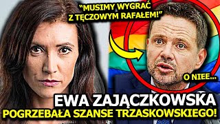 EWA ZAJĄCZKOWSKA JEDNYM WPISEM POGRZEBAŁA SZANSE TRZASKOWSKIEGO quotMUSIMY WYGRAĆ Z TĘCZOWYM RAFAŁEMquot [upl. by Chucho]