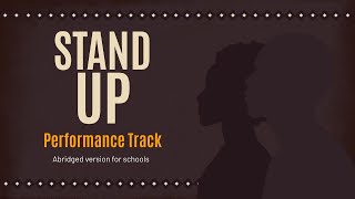 Stand Up by Cynthia Erivo Instrumental Backing Track for School Performances [upl. by Lucey]