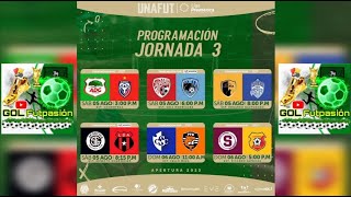 Jornada 3⚽ Liga Promerica CR🇨🇷 💚❤️00❤️💙 ❤️🤍20💙🖤 💛🖤30💙🤍 🖤🤍00❤️🖤 🤍💙10🧡🖤 💜🤍12❤️💛 [upl. by Leummas]