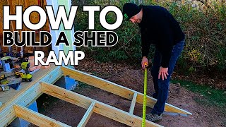 How To Build A Shed Ramp [upl. by Nnaeilsel828]