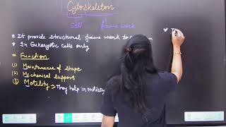 Cell  The Unit of Life 08  Cytoskeleton  Cilia  Flagella  By Anjali mam [upl. by Daly54]