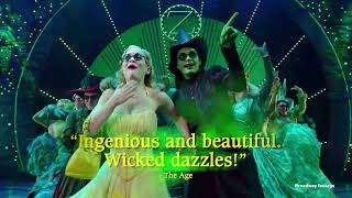 WICKED THE MUSICAL  FLYING INTO MELBOURNE [upl. by Sikram39]