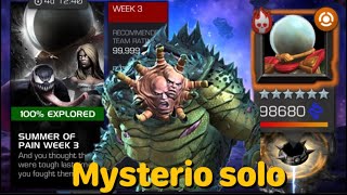 Summer of pain  week3  Mysterio solo with Immortal Abomination  MCOC [upl. by Cocks]