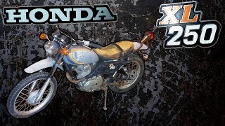 1974 Honda XL250 On Off Road Bike Restoration Part 1 of 2 [upl. by Waylon]