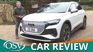 Audi Q4 eTron 2021  First FULL Indepth review in 4K  Exterior  Interior SLine Price [upl. by Adigun651]