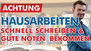 Hausarbeit Seminararbeit schreiben mit diesem SYSTEM📝 SO schreibst du SCHNELL Studenten Tipps [upl. by Ettennod]