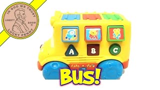 1999 FisherPrice Toys Musical Pop Up Bus  ABCs Hickory Dickory Dock Mary Had A Little Lamb [upl. by Norrehc]