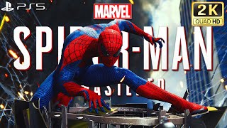 SPIDERMAN REMASTERED PS5 TASM SUIT WALKTHROUGH GAMEPLAY PART 2  DEMONS 1440P 60FPS [upl. by Adnauqal331]