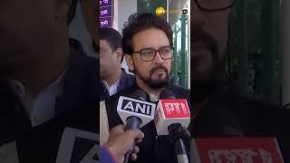 Thakur Thanks Jharkhand Voters for Support news zeebusinessanuragthakur bjp [upl. by Arytas]