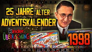 Ich öffne einen ÜEi Adventskalender von 1998  Kinder Überraschung [upl. by Nossaj]