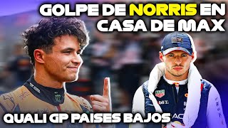 Golpe de Norris en casa Max Quali GP Paises Bajos [upl. by Middendorf962]