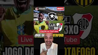 🚨⚠️ Semifinal da Libertadores Live 08h no Youtube Botafogo x Peñarol shorts [upl. by Hervey177]