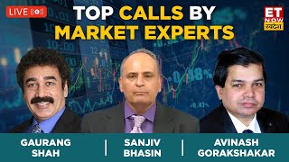 Share Market Updates Live  First Stocks Trade  Sanjiv Bhasin  Gaurang Shah  Avinash Gorakshakar [upl. by Jalbert]