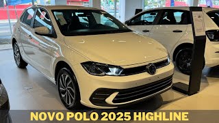 REVIEW NOVO POLO 2025 HIGHLINE  O QUE MUDA [upl. by Eahsram535]