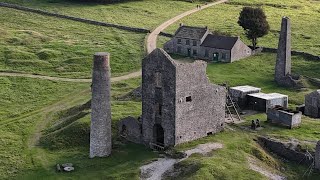 Magpie Mine Derbyshire Peak District DJIMini4pro 4k drone [upl. by Lalla]