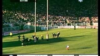 1989 Rugby Union test match New Zealand All Blacks vs France 1st Test [upl. by Vlad]