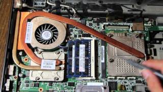 hp 8560w or 8570w heatsink and fan replacement removal 8570w MXM upgrade part 8 [upl. by Kirshbaum472]