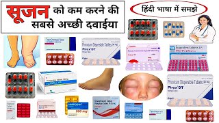 सूजन को कम करने की दवाई  Antiinflammatory Medicine  Teblet Treatment Emergency medicine D Pharma [upl. by Eirovi675]