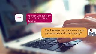 The UNICAF Live Chat Service [upl. by Edecrem627]