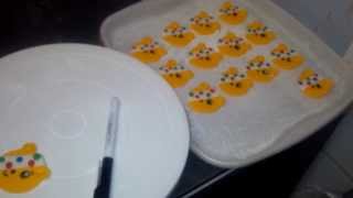 Pudsey Bear Cake Topper Tutorial [upl. by Anawot]