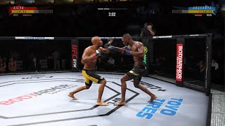 Anderson Silva Vs Israel Adesanya UFC4 [upl. by Yenaiv]